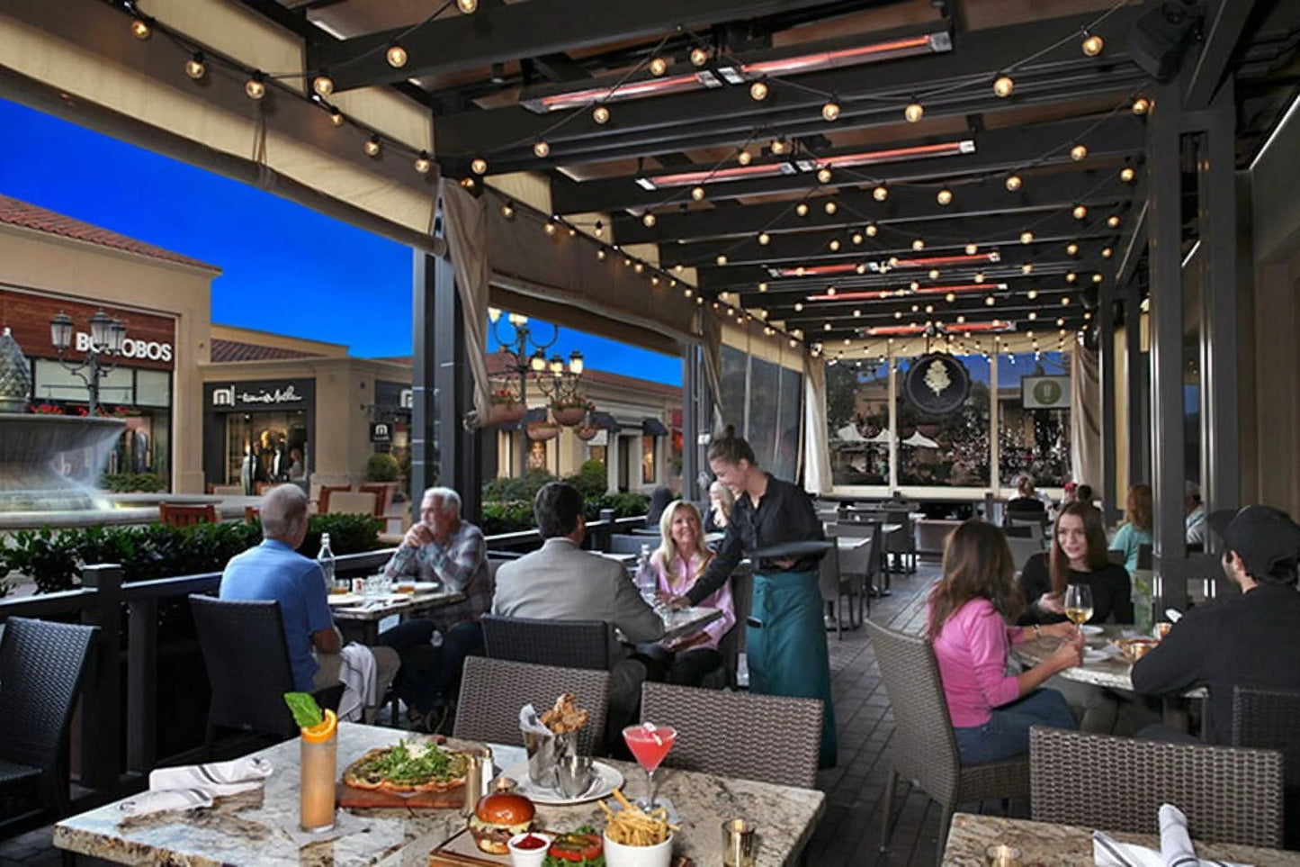 - Slim Line - Single Element 4000 Watt Patio Heater-240