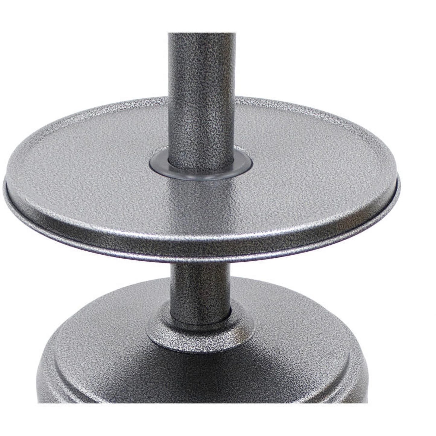 Outdoor Patio Heater in Hammered Silver