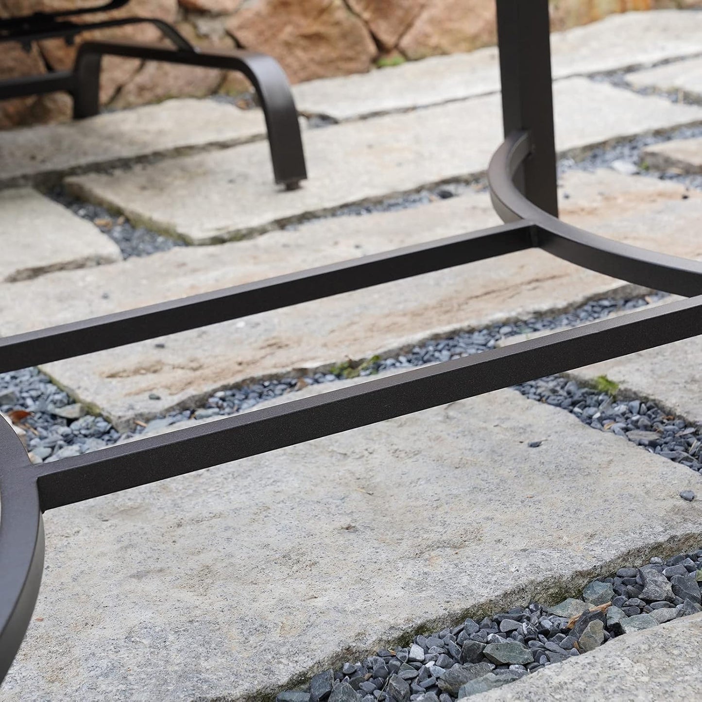 Outdoor Glass Coffee Table,Outdoor Furniture Coffee,Patio Garden Furniture Multi-Functional Tea Table with Tempered Glass Top, for Conversation-Square (Outdoor Glass Coffee Table)