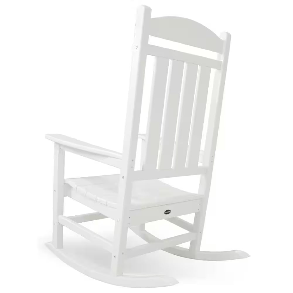 Presidential White Patio Rocker