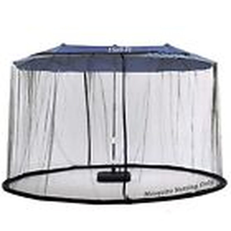 15FT Mosquito Netting for Patio Umbrella Double Sided Patio Umbrella 15Ft Black