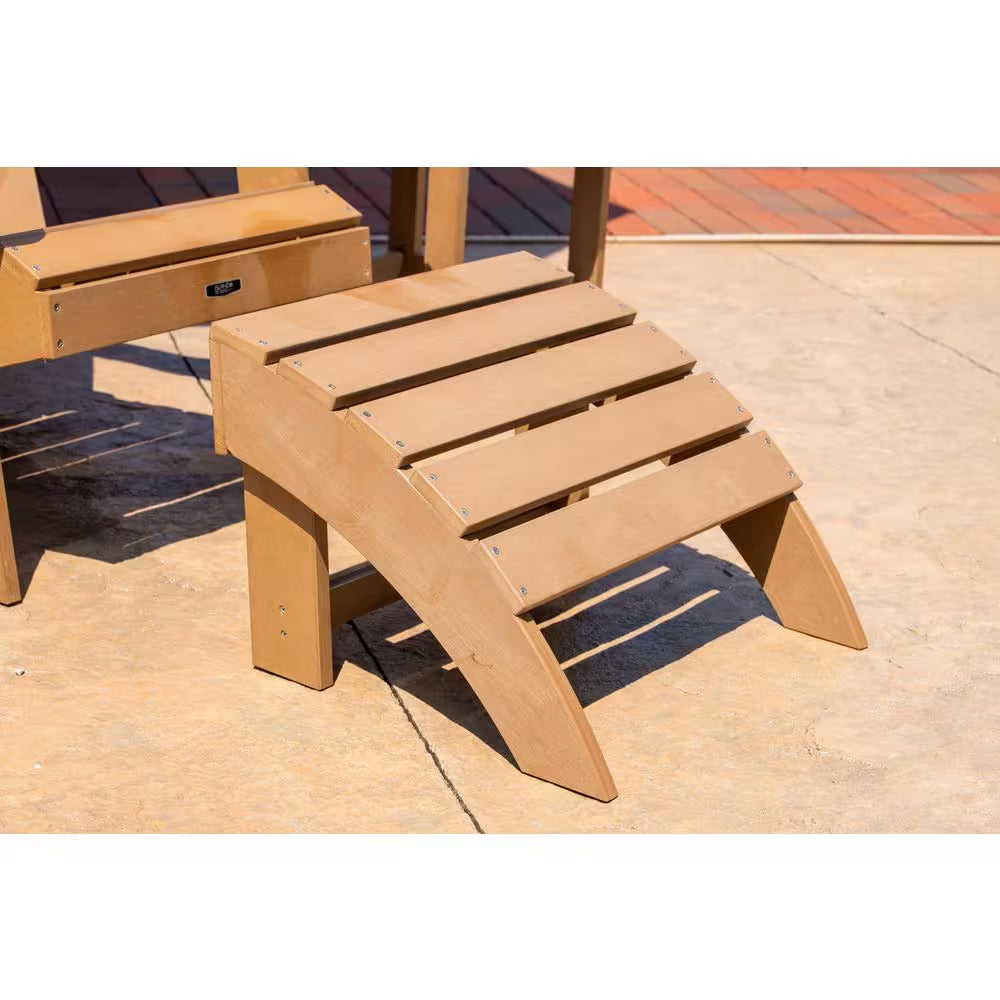 Teak Adirondack Patio Ottoman