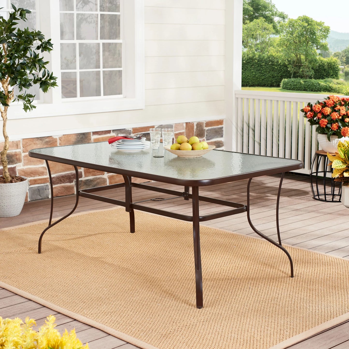 Sand Dune 7 Piece Outdoor Patio Dining Set, Beige