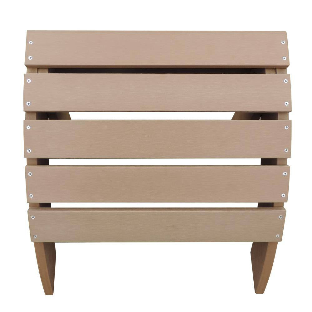 Teak Adirondack Patio Ottoman