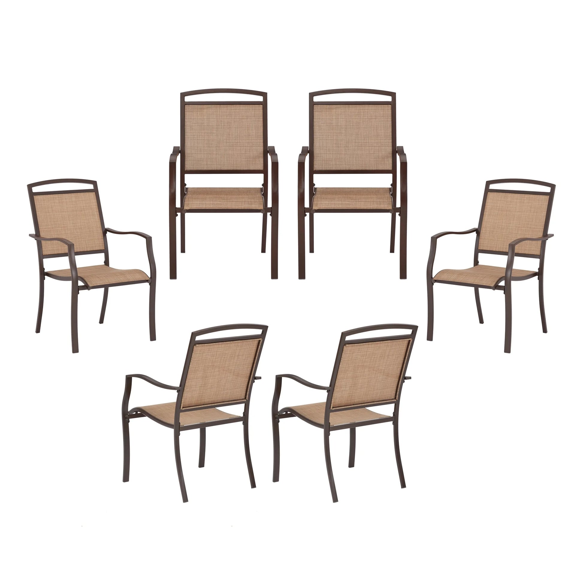 Sand Dune 7 Piece Outdoor Patio Dining Set, Beige